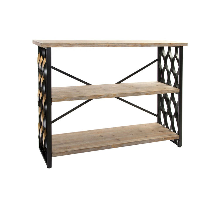 Consolă Home ESPRIT Maro Negru Lemn Metal 120 x 34 x 93 cm