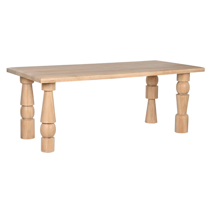Masă de Sufragerie Home ESPRIT Natural Lemn de mango 200 x 90 x 76 cm