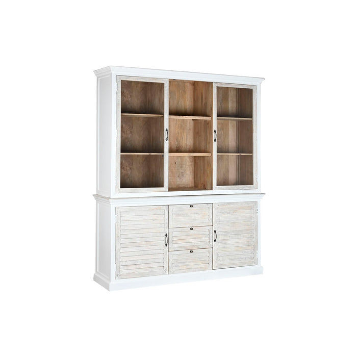 Stand Prezentare Home ESPRIT Geam Lemn de mango 180 x 45 x 220 cm