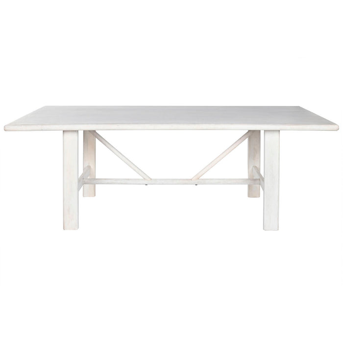 Masă de Sufragerie Home ESPRIT Alb Lemn de mango 213,4 x 96,5 x 76,2 cm