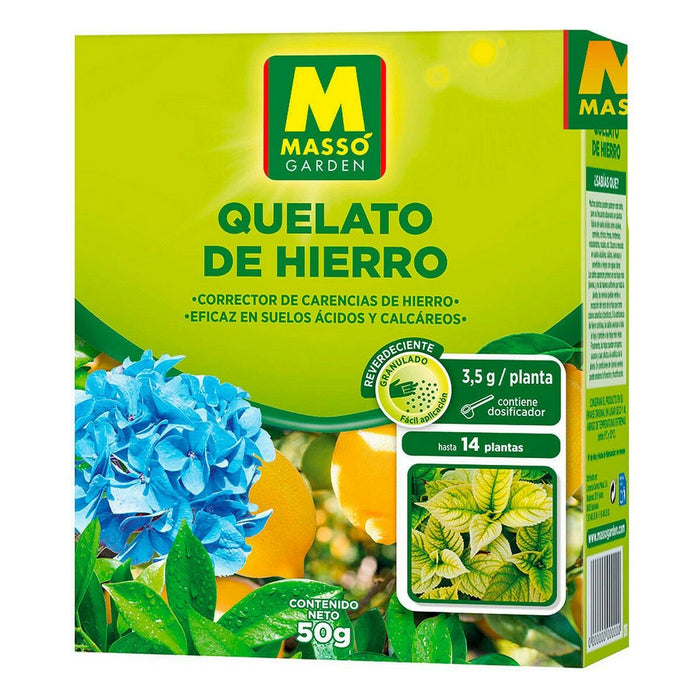 Îngrășământ de plante Massó Quelato de Hierro (50 g)
