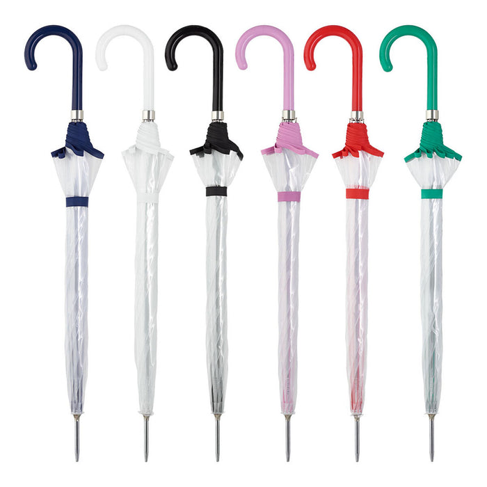 Umbrelă automată C-Collection 429 Transparent Ø 93 cm Lung