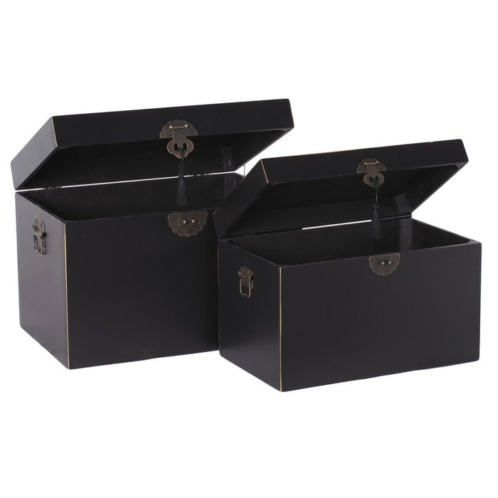 Set de Cufere ORIENTE Lemn 60 x 40 x 42 cm (2 Piese)
