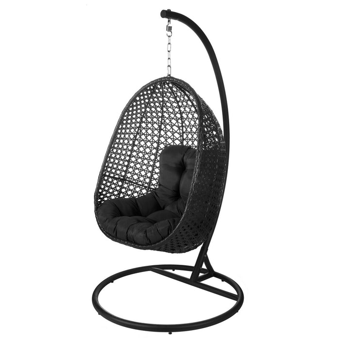Scaun Balansoar Dido 190 x 95 x 95 cm Negru Ratan