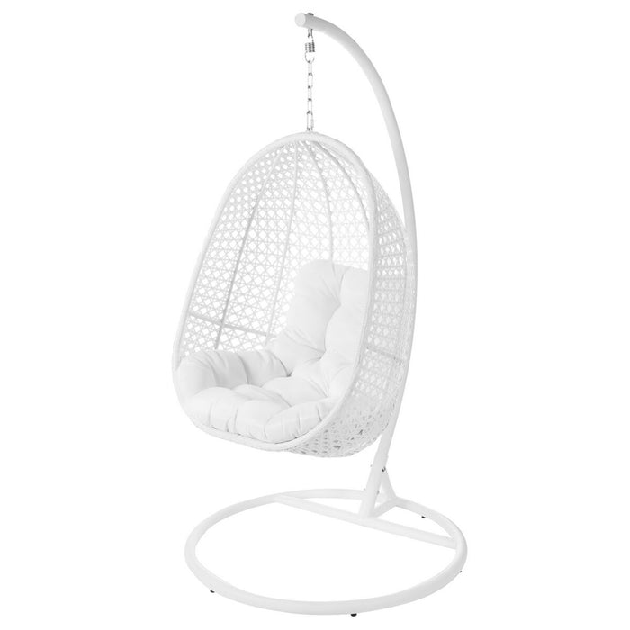 Scaun Balansoar Dido 190 x 95 x 95 cm Alb Ratan