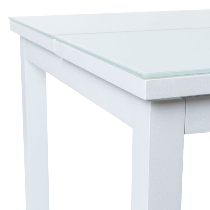 Masă de Sufragerie Agnes 120 x 60 x 48,5 cm Aluminiu