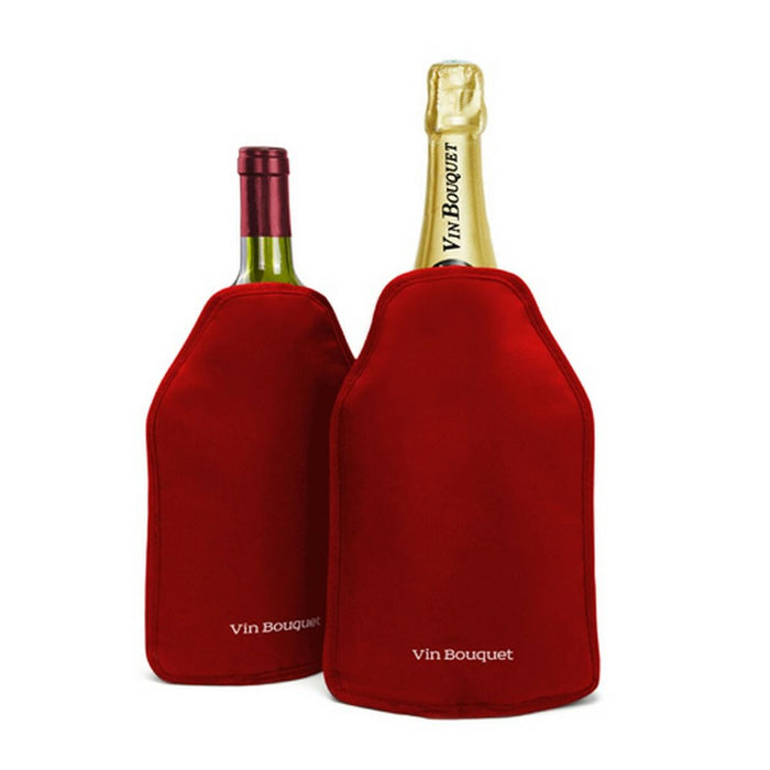 Husă pentru răcirea sticlelor Vin Bouquet Roșie
