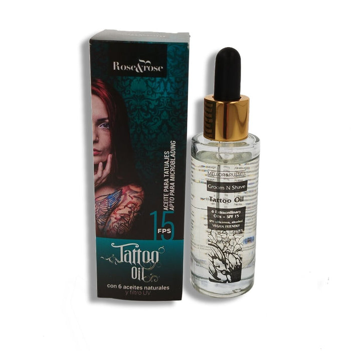 Ulei de Corp Rose & Rose 30 ml Spf 15 Tatuaje