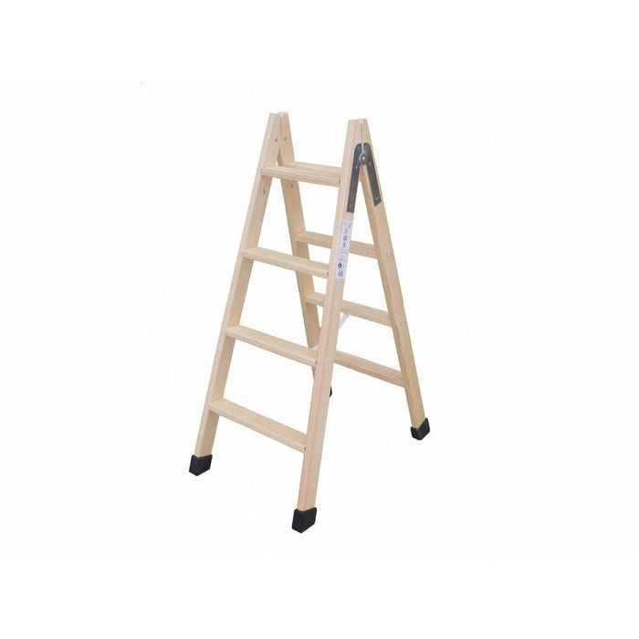 Scară pliantă cu 6 trepte Plabell Lemn 164 x 31/55 cm