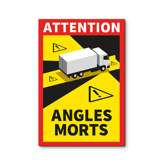 Abțibilduri EDM Angles Morts Camion 3 Unități 17 x 25 cm