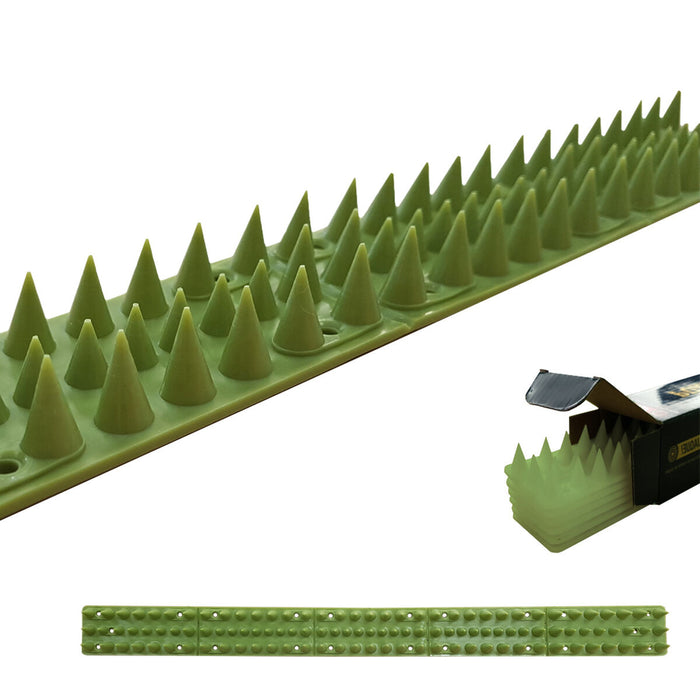 Barieră de siguranță Pisici 50 cm Verde 6 Piese