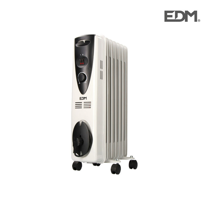 Radiator de Ulei (7 corpuri) EDM Alb 1500 W