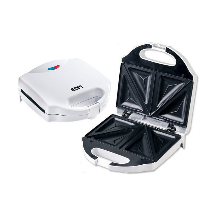 Aparat pentru Sandvișuri EDM Alb (750 W)
