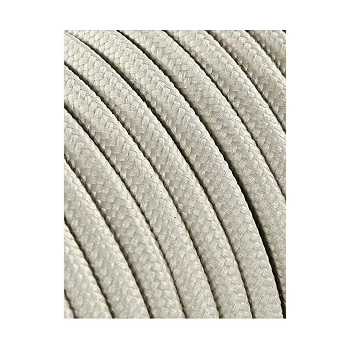 Cablu EDM 2 x 0,75 mm Alb Textilă 5 m