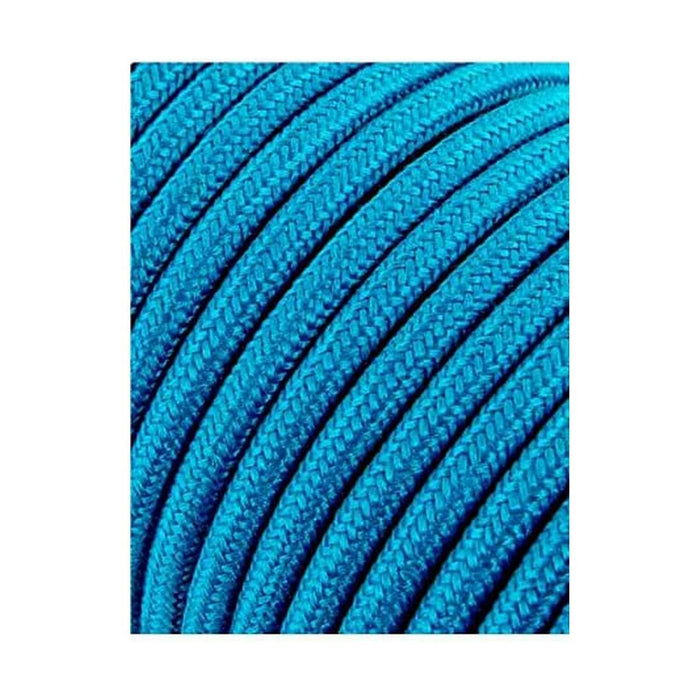 Cablu EDM C68 2 x 0,75 mm Albastru deschis Textilă 5 m