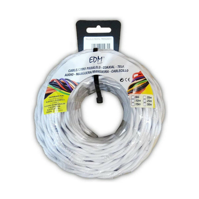 Cablu EDM Alb 2 x 1,5 mm