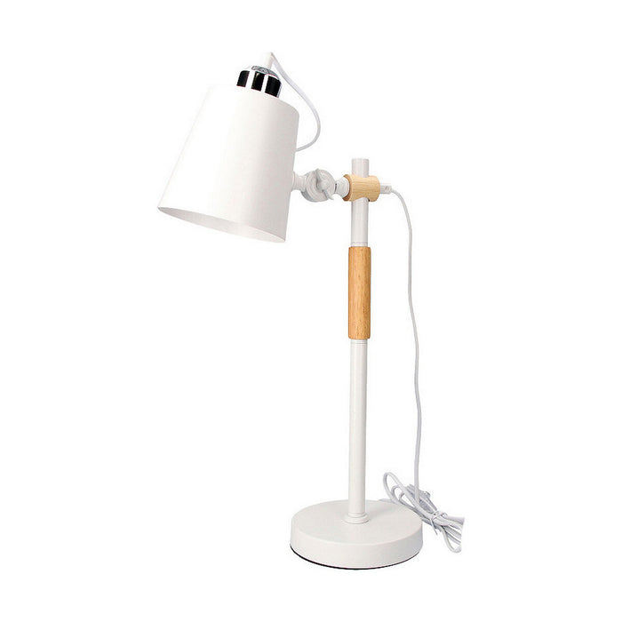Flexo / lampă de birou EDM Alb Vintage Metal Lemn 60 W (Ø 15 x 54 cm)