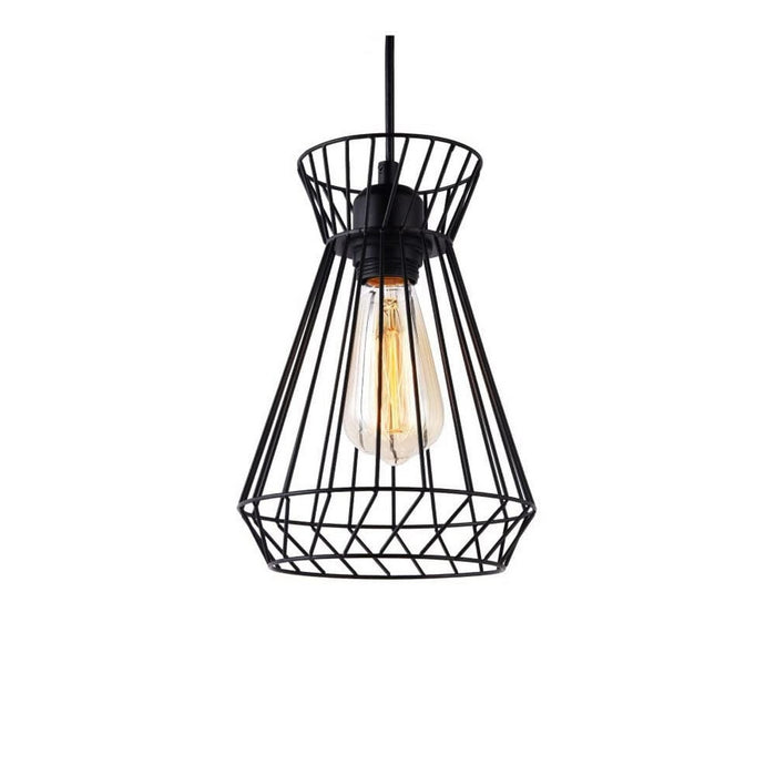 Lustră EDM Negru Metal 60 W 240 V 220-240 V 19 x 26 x 130 cm