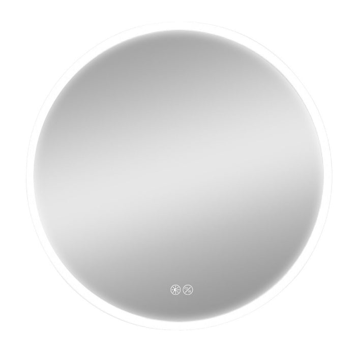 Oglindă de perete EDM Rotund Lumină LED 20 W Ø 60 cm