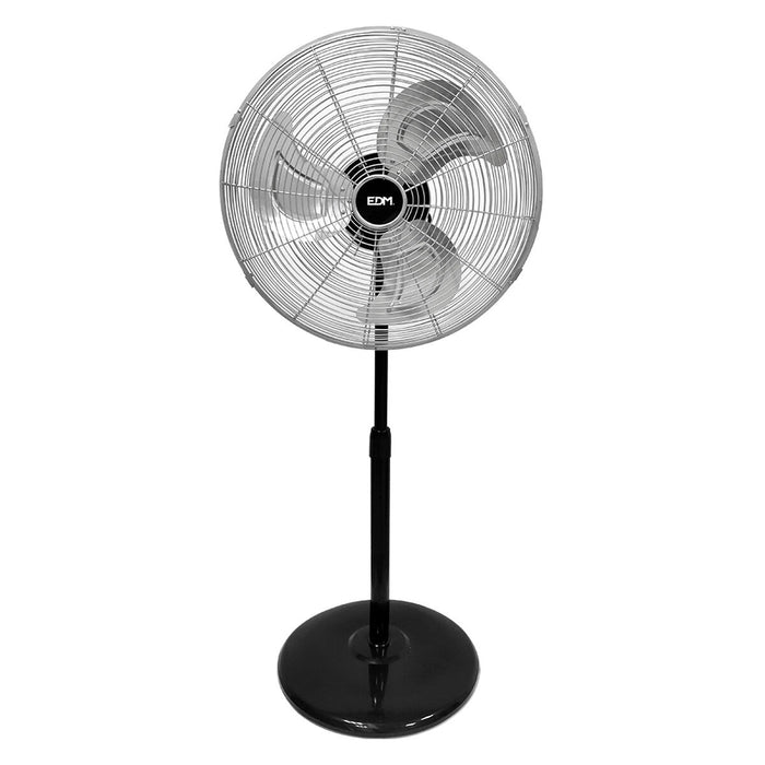Ventilator cu Picior EDM Negru mat 80 W Ø 50 cm industrial