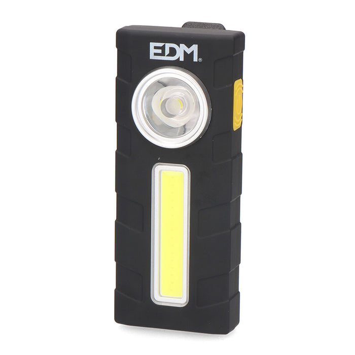 Lanternă LED EDM Flascău Negru 320 Lm