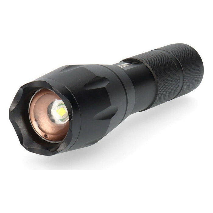 Lanternă LED EDM Cree XML-T6 Zoom Negru Aluminiu 5 W 140 Lm
