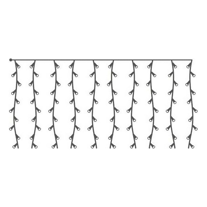 Lumini perdea cu LED EDM Easy-Connect 1,8 W Alb cald (2 x 1 m)