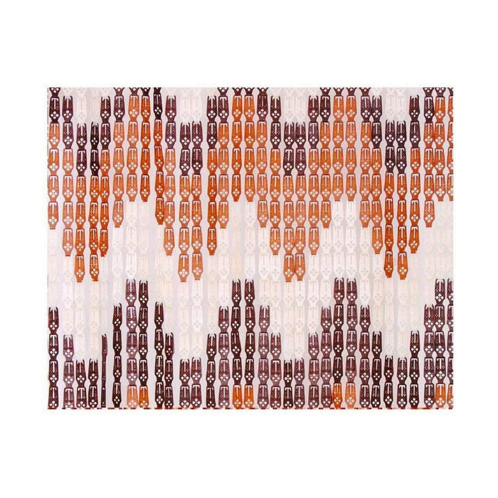 Perdea/draperie EDM 90 x 210 cm Portocaliu polipropilenă