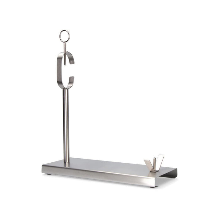 Suport pentru jambon din inox (suport pentru întreaga pulpă) EDM Stand de șuncă (40 x 16,5 x 42 cm)