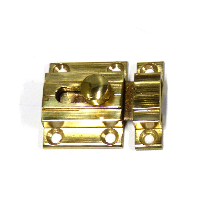 Zăvor de ușă EDM Dispozitiv de fixare Auriu* 20 mm Alamă lustruită