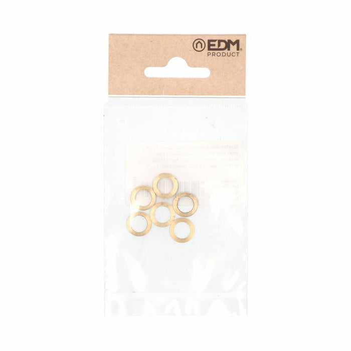 Șaibe EDM OV02 Ovală Balamale Alamă Ø 12 mm 12 x 8 x 1,5 mm