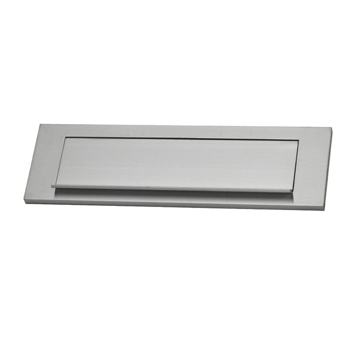 Plăci cu cutii de scrisori EDM 25,4 x 7,5 cm Argintiu Aluminiu