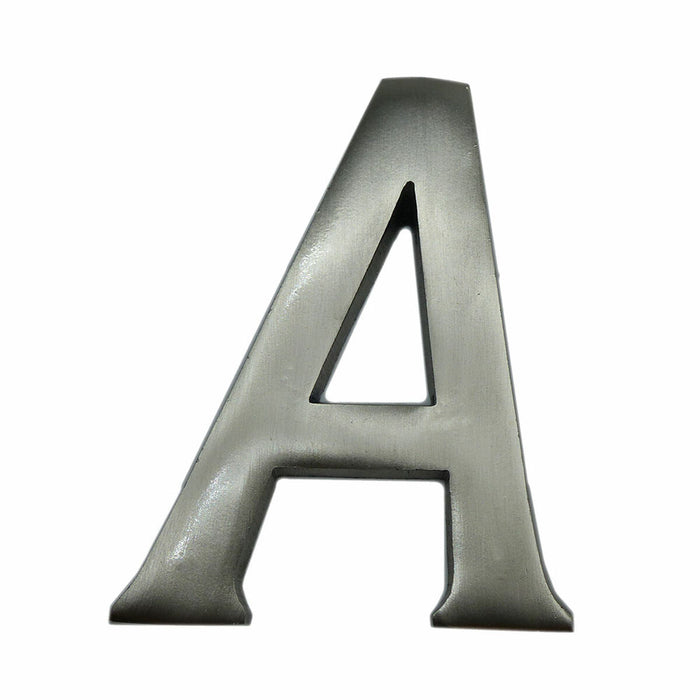 Literă EDM A Mat Argint nichelat (10 cm)