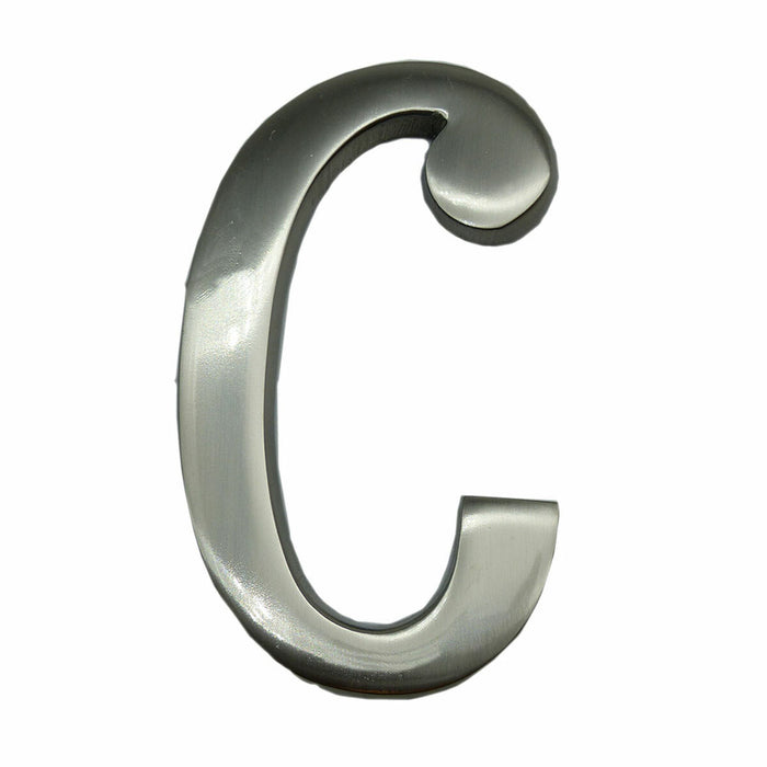 Literă EDM C Mat Argint nichelat (10 cm)