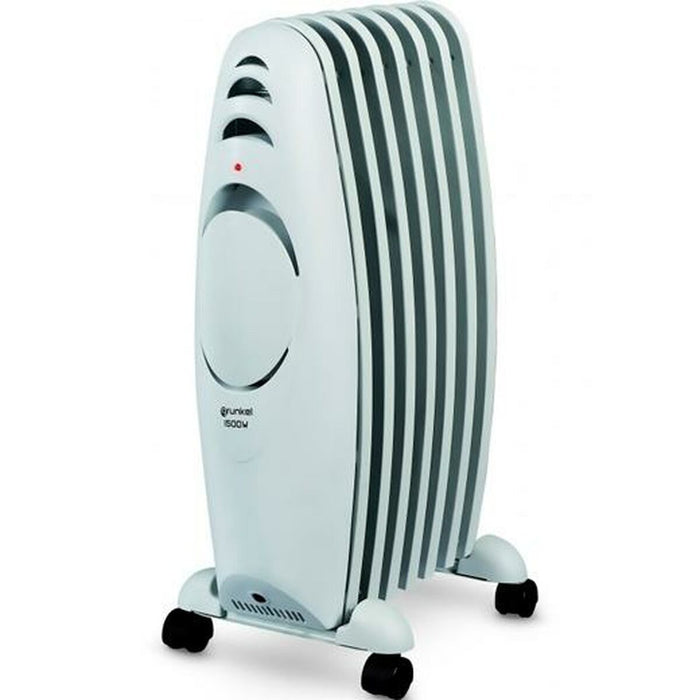 Radiator de Ulei (7 corpuri) Grunkel RAC-7 Efiheat Alb Gri 1500 W