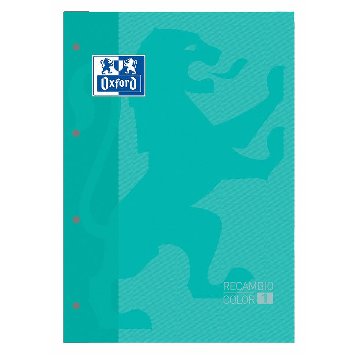 Rezervă Oxford 400123680 Celeste 80 Frunze A4