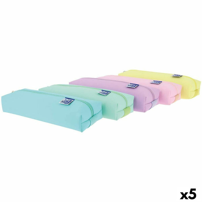 Penar Școlar Oxford Live & Go Multicolor 22 x 7 x 3,5 cm (5 Unități)
