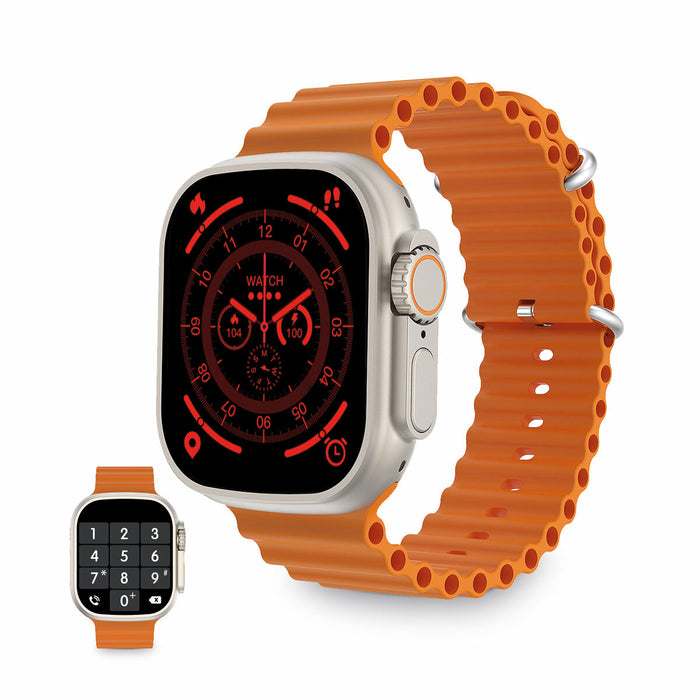 Smartwatch KSIX Urban Plus 2,05" 270 mAh Bluetooth 5.0 Portocaliu