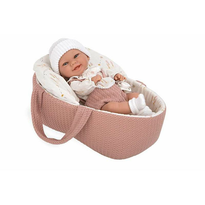 Păpușă bebeluș Arias Elegance Babyto Suzetă 33 cm Roz
