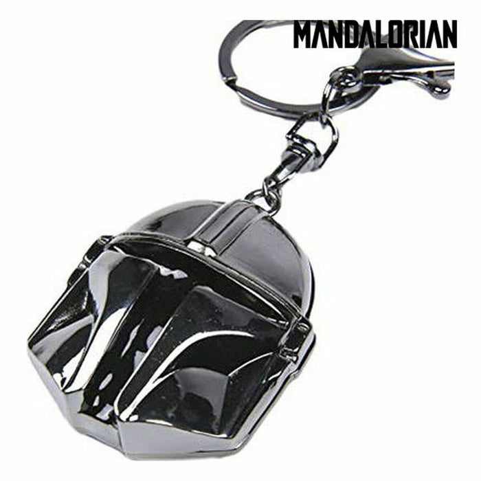 Breloc 3D The Mandalorian Argintiu Silver