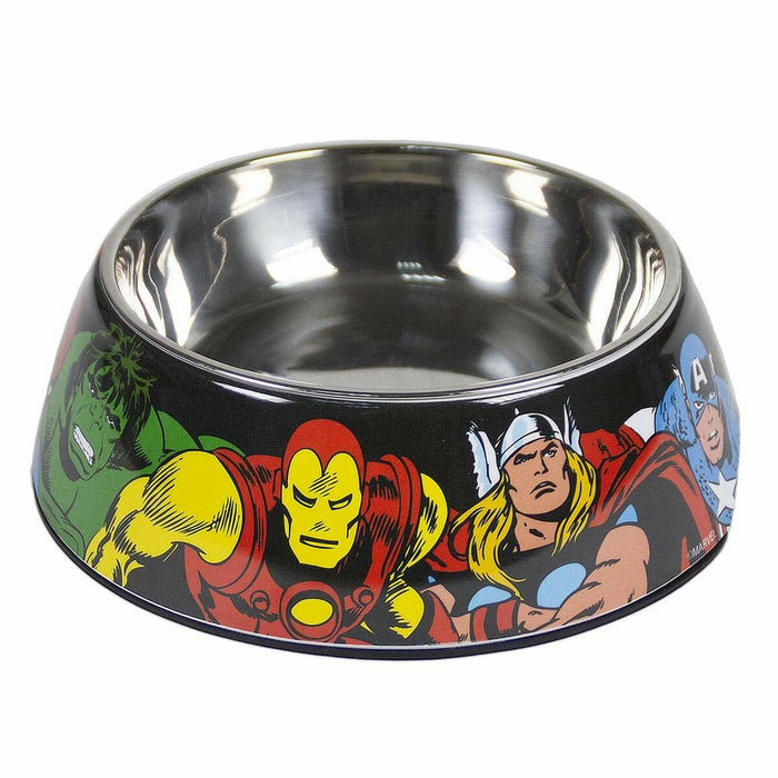 Dispozitiv de hrănire pentru câini Marvel Melamina 410 ml Roșu Metal