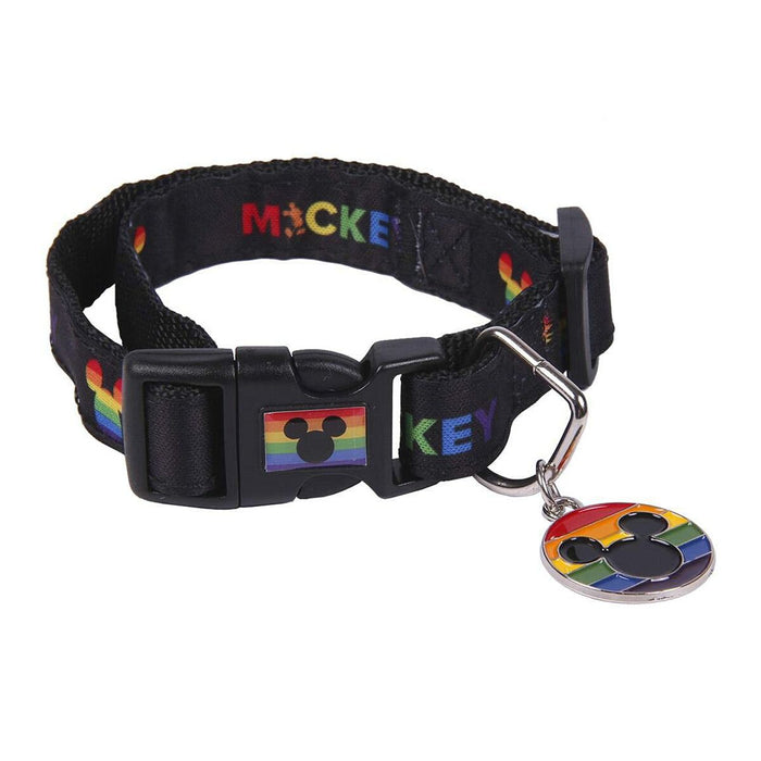 Zgardă pentru câini Disney Negru S/M