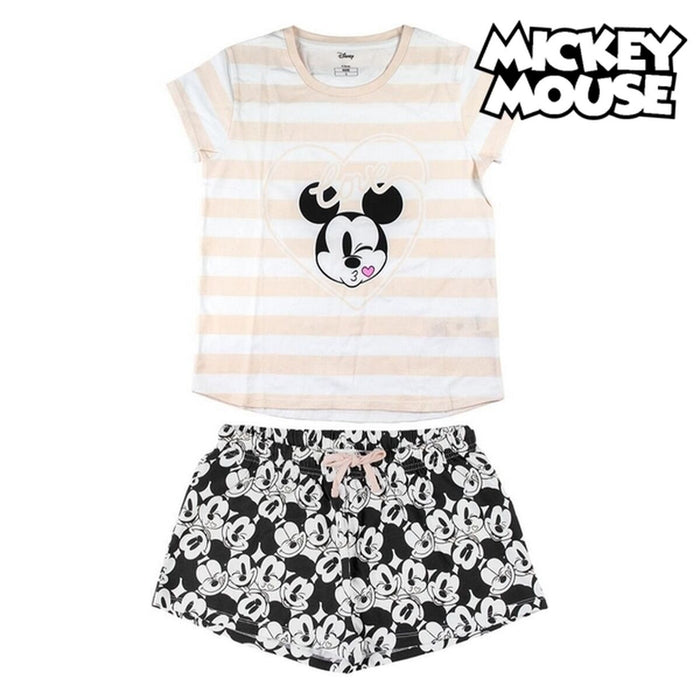 Pijama Minnie Mouse Alb (Adulți) Femeie
