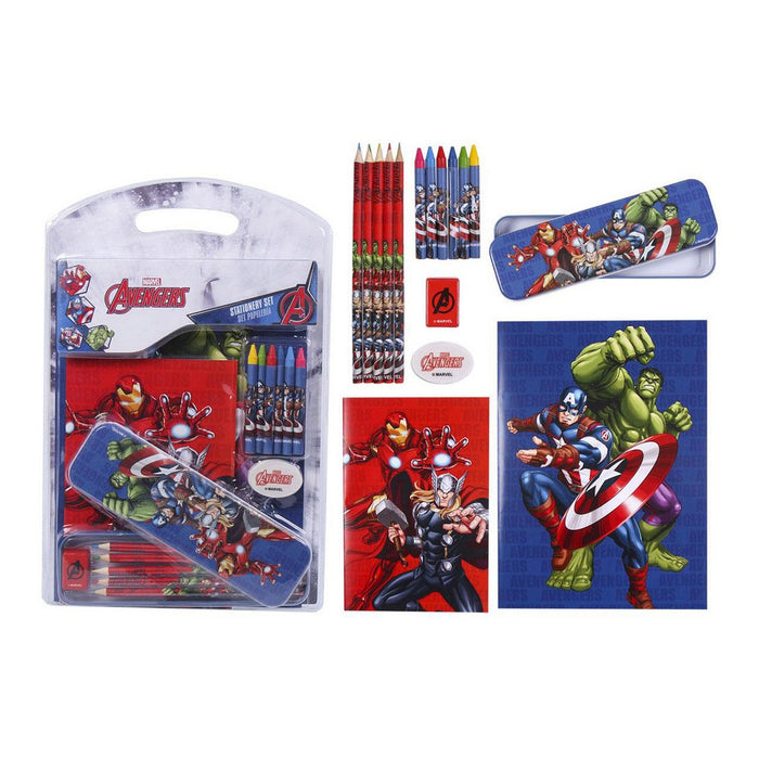 Set de Papetărie The Avengers Albastru Albastru închis