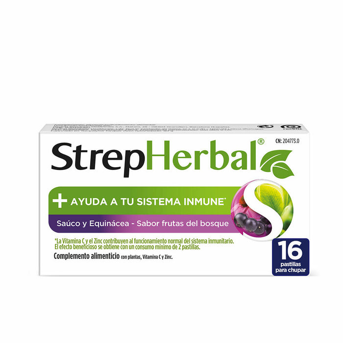 Supliment Alimentar Strepsils Strepherbal Fructe de padure 16 Unități
