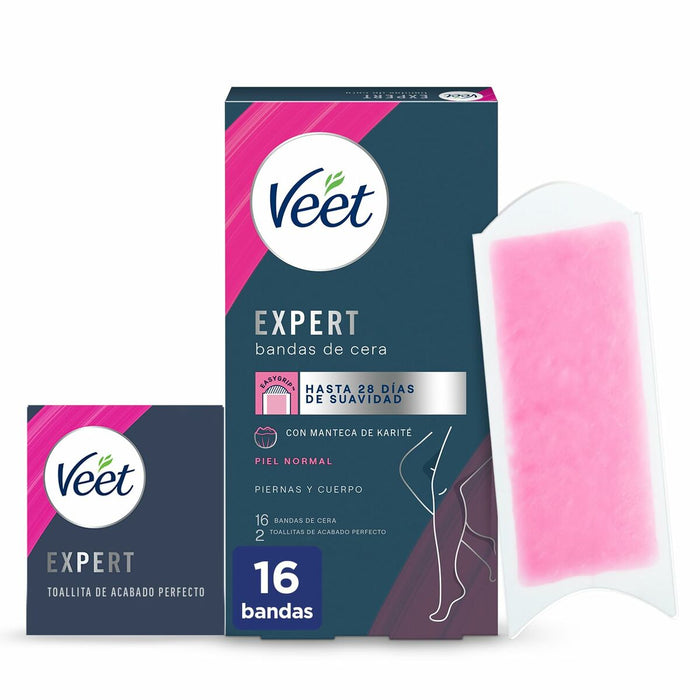 Benzi Epilatoare pentru Corp Veet Expert (16 Unități)
