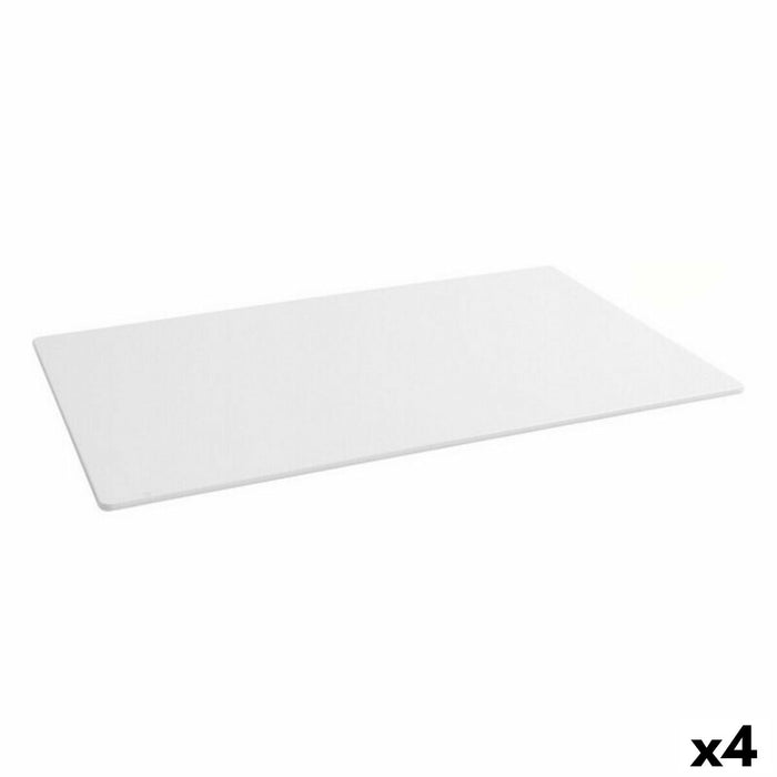 Tavă pentru gustari Viejo Valle Bayahibe Melamina Alb 53 x 32,5 x 0,6 cm (4 Unități)