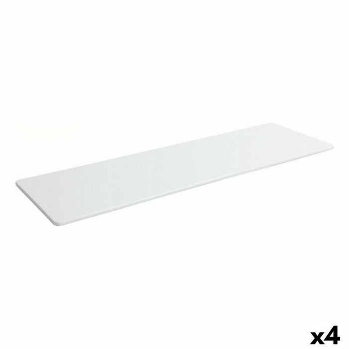 Tavă pentru gustari Viejo Valle Bayahibe Melamina Alb 53 x 16,2 x 0,6 cm (4 Unități)