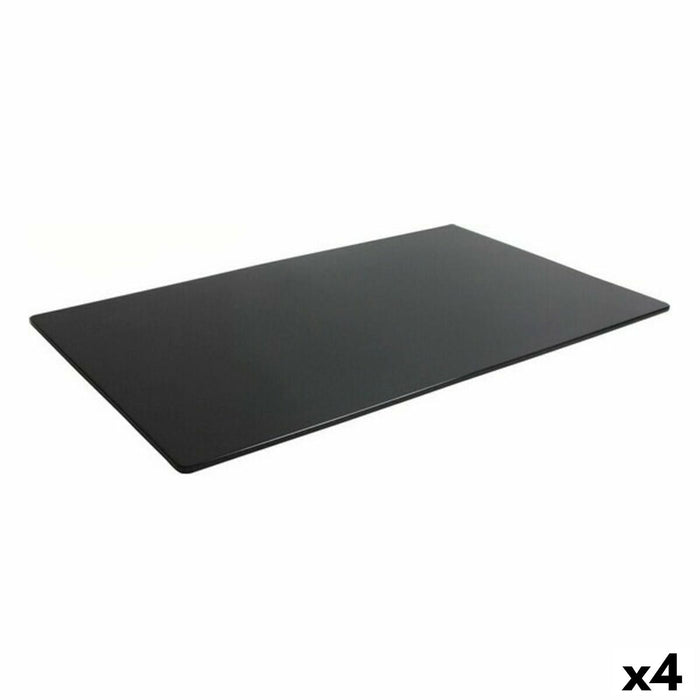 Tavă pentru gustari Viejo Valle Bayahibe Negru Melamina 53 x 32,5 x 0,6 cm (4 Unități)