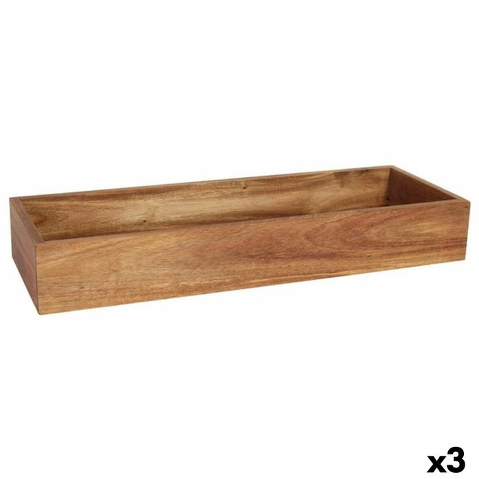 Organizatorul de Sertare Viejo Valle Pătrat Lemn de salcâm 53 x 16,2 x 7,5 cm (3 Unități)